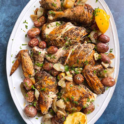 Roasted Lemon-sumac Chicken Recipe - Pamela Salzman