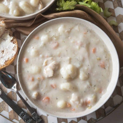 Creamy Chicken And Gnocchi Soup