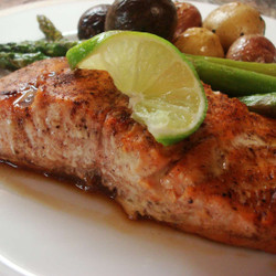 Indian-spiced Salmon (pareve)