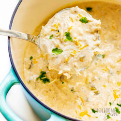 Keto White Chicken Chili Recipe