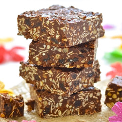 Chocolate Tahini Crunch Bars