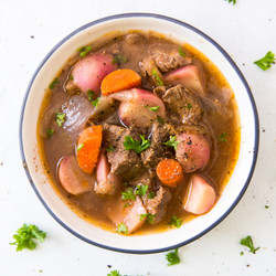 Low Carb Crockpot Beef Stew With Radishes