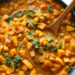 Butternut Squash Curry With Chickpeas