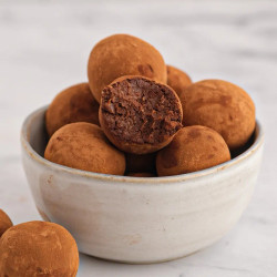 Chickpea Brownie Energy Bites