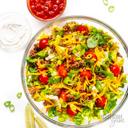 Taco Salad (healthy &amp; Easy!)