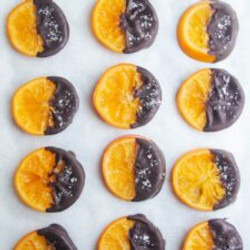 Chocolate Dipped Candied Orange Slices