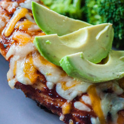 Avocado Bbq Chicken Cheddar Melt