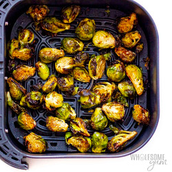 Air Fryer Brussels Sprouts (fast &amp; Crispy!)