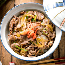 Gyudon (japanese Beef Rice Bowl)
