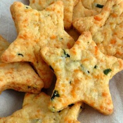 Parmesan Cheddar Basil Bites