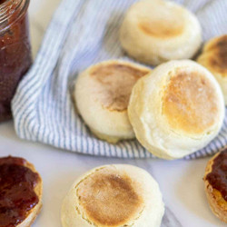 Sourdough Discard English Muffins