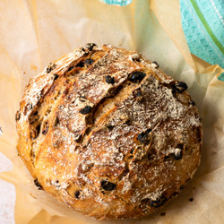 No Knead Fruit And Nut Bread
