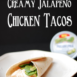 Slow Cooker Creamy Jalapeño Chicken Tacos