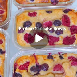 Baked Pancake Bowl