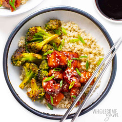 Keto Teriyaki Chicken And Cauliflower Rice (one Pan!)