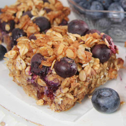 Blueberry Protein Bars