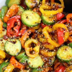 Cucumber Sweet Pepper Salad Recipe