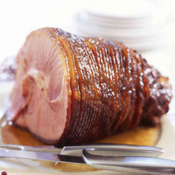 Dr Pepper Glazed Ham