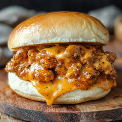 Cajun Chicken Sloppy Joes