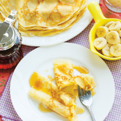 Crêpes Fines À Déjeuner