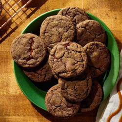 Chewy Chocolate-gingerbread Cookies