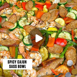 Spicy Cajun Sass Bowls