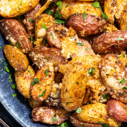 Crispy Parmesan Potatoes