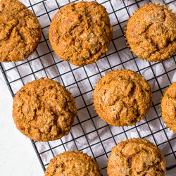 Fluffy Whole Wheat Sweet Potato Muffins