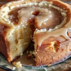 Salted Caramel Kentucky Butter Cake