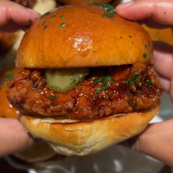 Hot Honey Chicken Sliders
