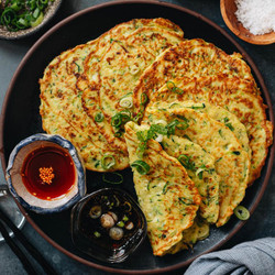 Chinese Zucchini Pancakes (糊塌子)