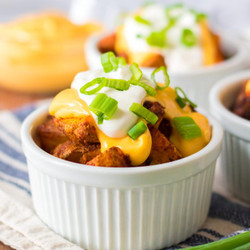 Air Fryer Taco Bell Cheesy Fiesta Potatoes