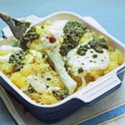 Cheesy Spaghetti Squash With Pesto (low Carb And Gluten Free)