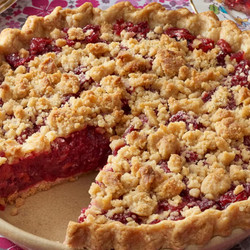 Cherry Crumb Pie