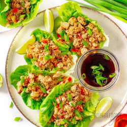 Chicken Lettuce Wraps (20 Minutes!)