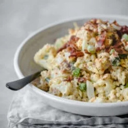 Loaded Mock Keto Potato Salad