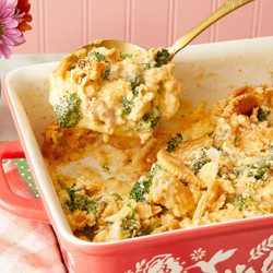 Broccoli Cheese &amp; Cracker Casserole