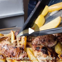 Anchovy Chicken With Potatoes And Shallots