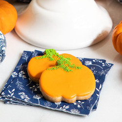 Irish Shortbread Pumpkin Patch Cookies