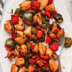 Air Fryer Chicken And Peppers