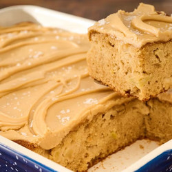 Caramel Apple Sheet Cake