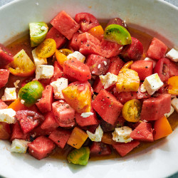 Tomato And Watermelon Salad