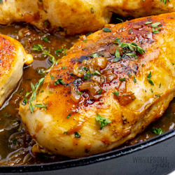 Pan Seared Chicken Breast (so Juicy!)