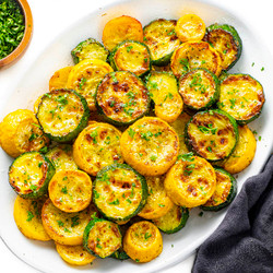 Roasted Zucchini And Squash (easy!)