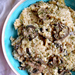 Instant Pot Risotto With Mushroom And Parmesan