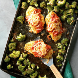 Sheet-pan Chicken Parmesan