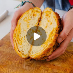 No Knead Herb Cheese Bread