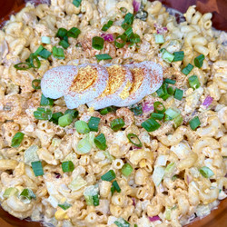 Deviled Egg Macaroni Salad
