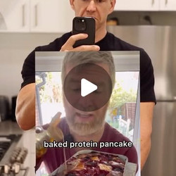 Protein Berry Baked Pancake