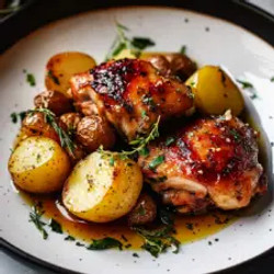 Chicken Thighs With Potatoes